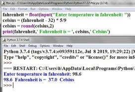 Python Temperature Conversion Program