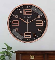 Buy Brown Wooden Ringo Wall Clock By
