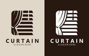 Curtain Logo Icon Vector Ilration