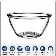 Buy Yera Glass Bowl Set With Lids