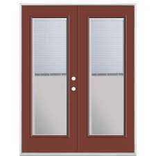 Mini Blind Patio Door In Vinyl Frame