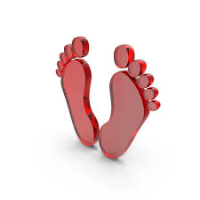 Foot Prints Icon Glass Png Images