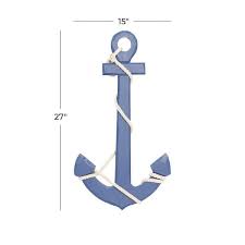 Navy Blue Color Palette Attractive Wood Rope Wall Anchor