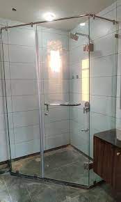 Plain Frameless Shower Enclosure At Rs