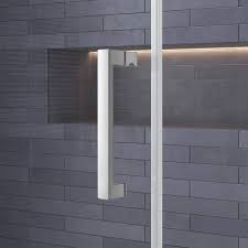 Kincaid 60 In W X 59 06 In H Sliding Tub Door In Chrome With Clear Glass Gbsh183