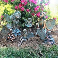 Homestyles Suffolk Fairy Dreamer Garden Statue Size 5 5 H X 2 W X 8 D