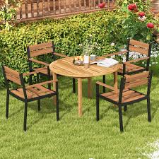 Large Round Outdoor Dining Table