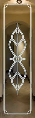 Etched Glass Door Glass Painting