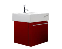 V0036 Rr Vanity Washbasin Wall Red