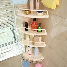 4 Tier Bathroom Corner Shelf Plastic