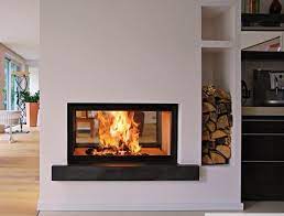 Double Sided Log Burner From Hot Box