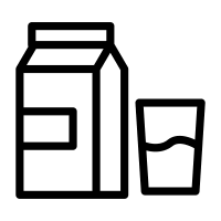 Milk Glass Icons Free Svg Png Milk