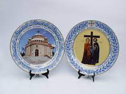 Greek Orthodox Saint Porcelain Icon