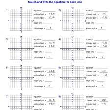 Linear Equations Graphing Lines Given