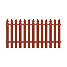 Fence Vector Icon Wooden Ilration