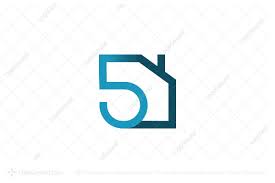 Number 5 House Logo