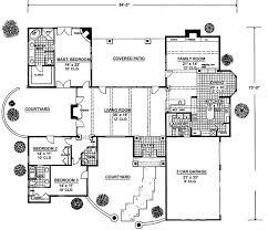 House Plan 54644 Southwest Style With