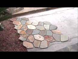 Meshed Flagstone Installation