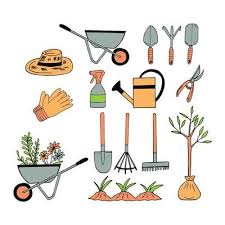 Gardening Vector Art Icons And
