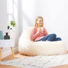 Faux Fur Dream Lounger Bean Bag