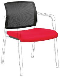 Lorell Stackable Chair Mesh Back Fabric