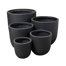 Gardenlite Egg Planter Black Xxl