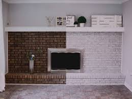 Brick Anew Fireplace Paint Colors