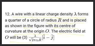 12 A Wire With A Linear Charge Density