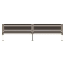 Vector Bench Flat Icon Isolated Street