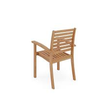 Ambre Teak Stacking Outdoor Dining