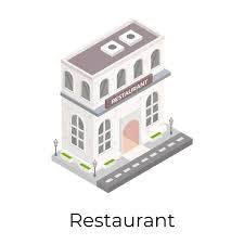 100 000 Floor Plan Restaurant Vector