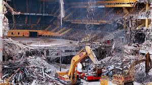 Looking At The Old Boston Garden