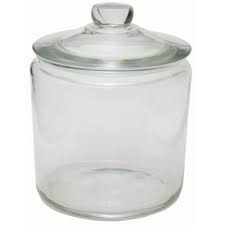 New Extra Large 6l Glass Biscotti Jar