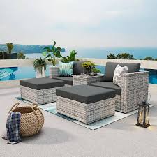 Metal Outdoor Patio Conversation Set