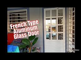French Type Aluminum Glass Door