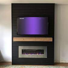 Feature Wall For Mounting Fireplace And Tv