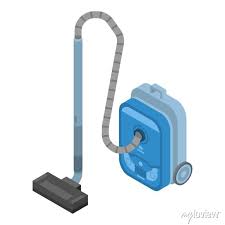 Vacuum Cleaner Icon Isometric Of