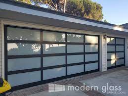 Residential Modern Glass Garage Doors