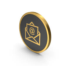 Gold Icon Email Envelope Png Images