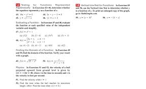 Solved 1 4 Algebraically In Exercises