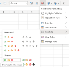Excel Conditional Formatting Icon Sets