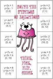 Systems Of Equations Teaching Math