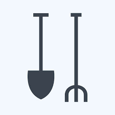 Icon Gardening Tools Suitable For