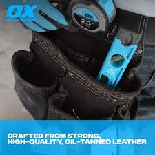 Ox Tools Pro 4 Piece Oil Tanned Leather