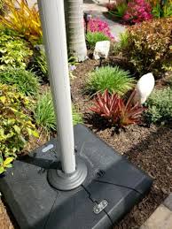 Purple Leaf Offset Patio Umbrella Base