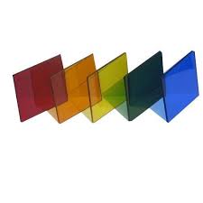 Multicolor Colored Glass Sheet Shape