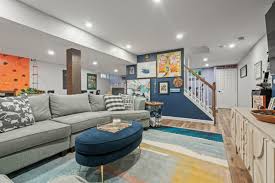 Family S Colorful Renovated Basement