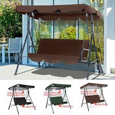 2 3 Seater Garden Swing Chair Canopy