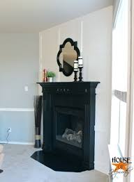 A Dramatic Fireplace Makeover White