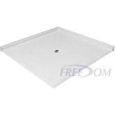 Freedom Accessible Corner Shower Pan